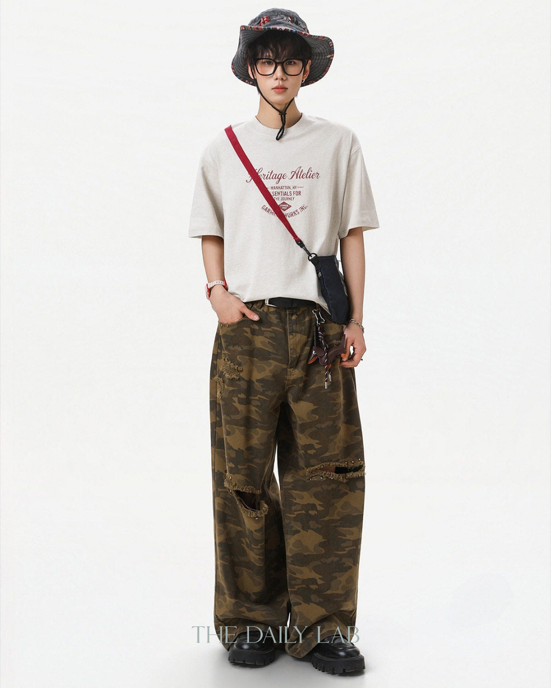 Heritage Atelier Graphic Tee in Oatmeal