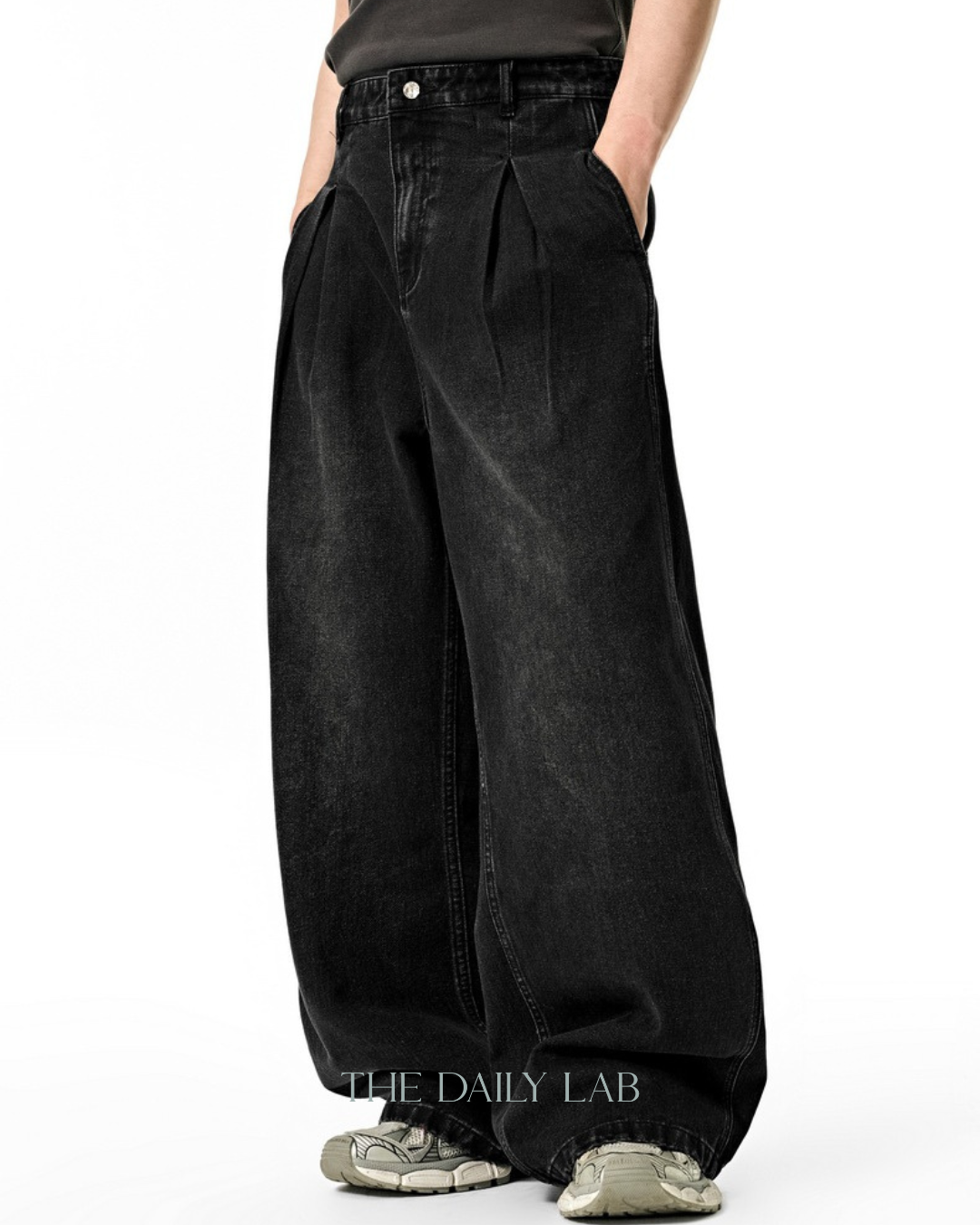 Loosewave Jeans Pants in Black
