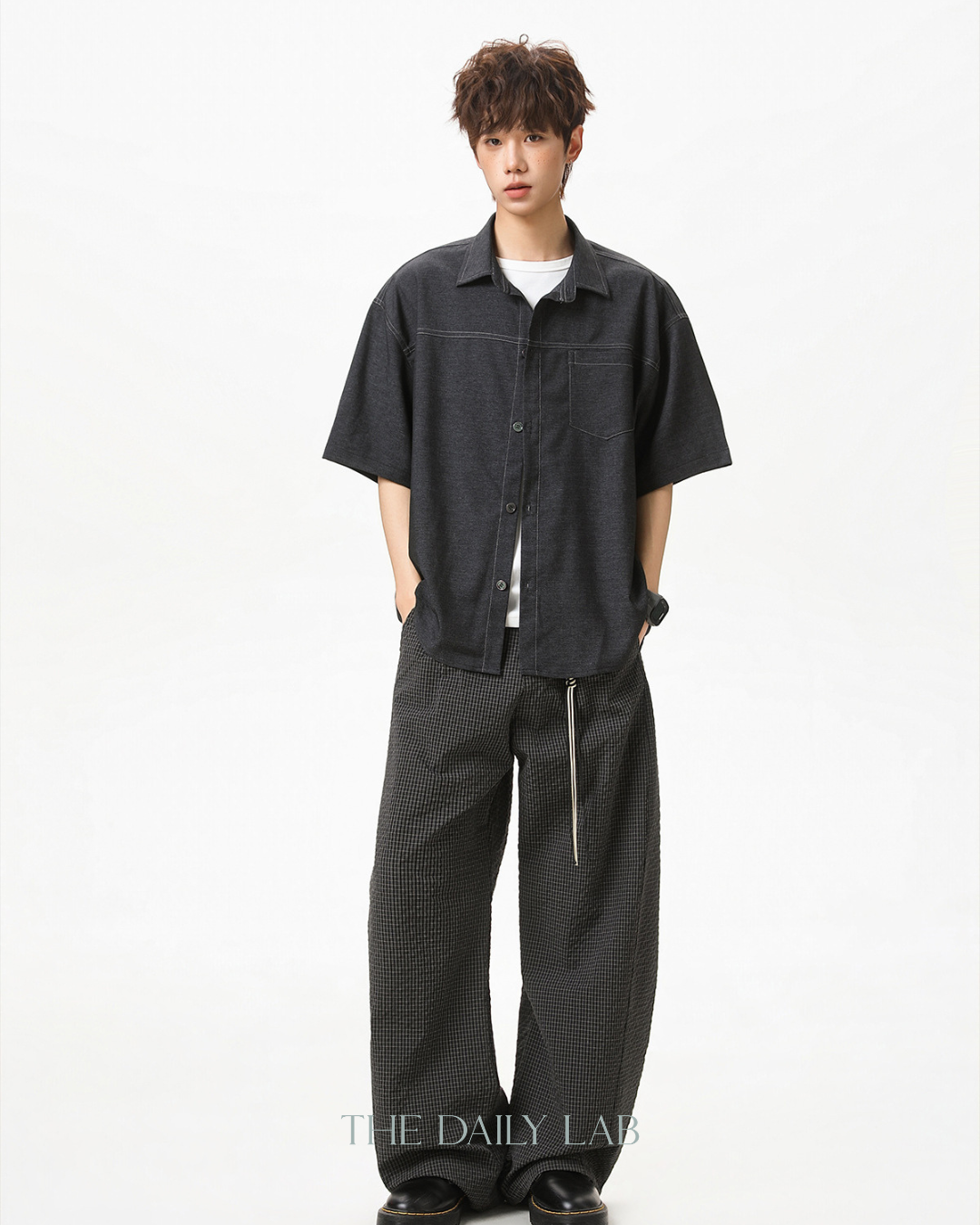 Heritage Stitch Shirt in Black