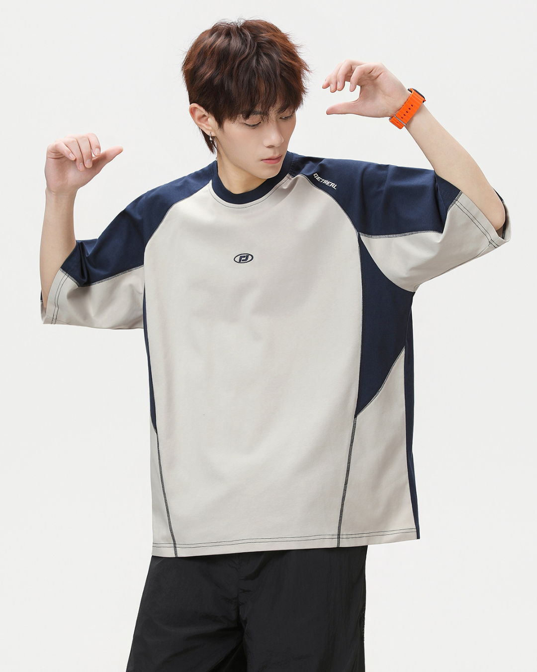 Get Real City Court Tee in Beige