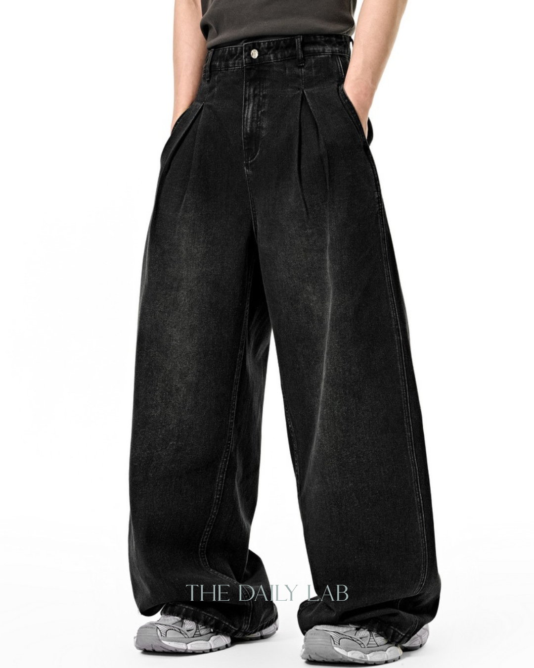 Loosewave Jeans Pants in Black