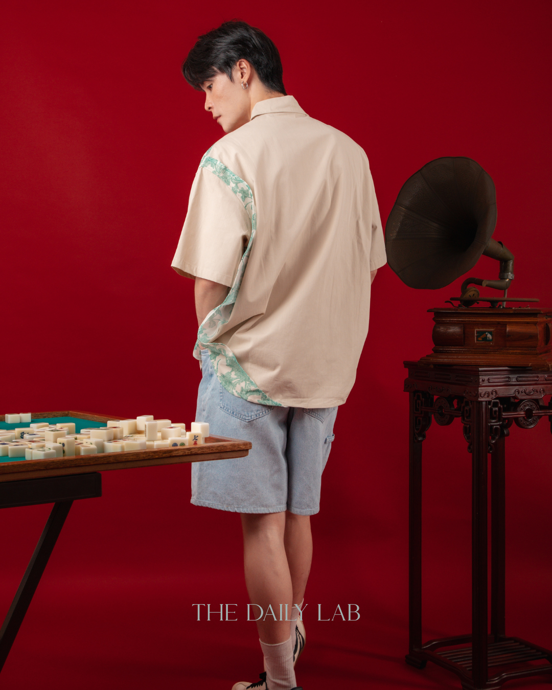 Vintage Tassel Patchwork Shirt