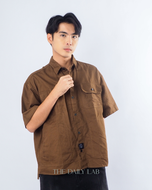 Japanese Vintage Plaid Denim Shirt