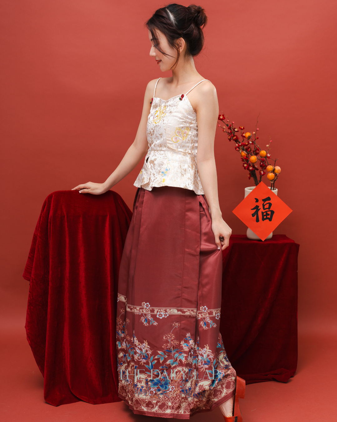 Pleated Mamian Dress