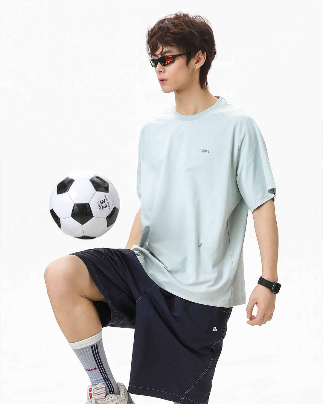 Lost Reality Air Flow Tee in Tiffany Blue