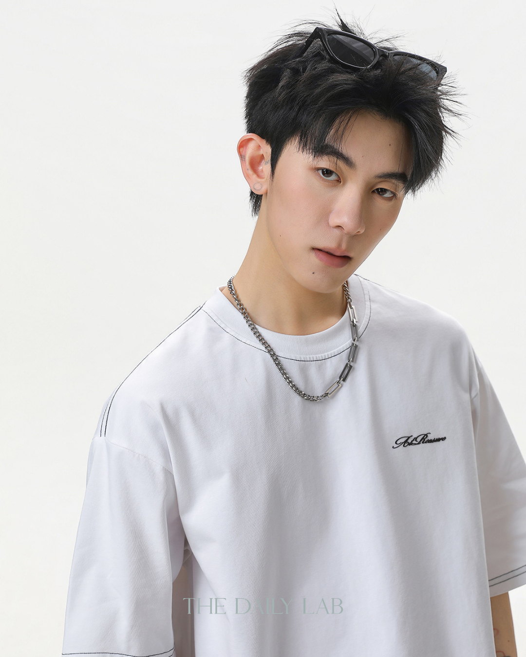 Panel Back Graphic T-Shirt in White