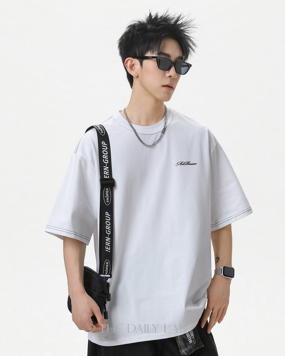 Panel Back Graphic T-Shirt in White
