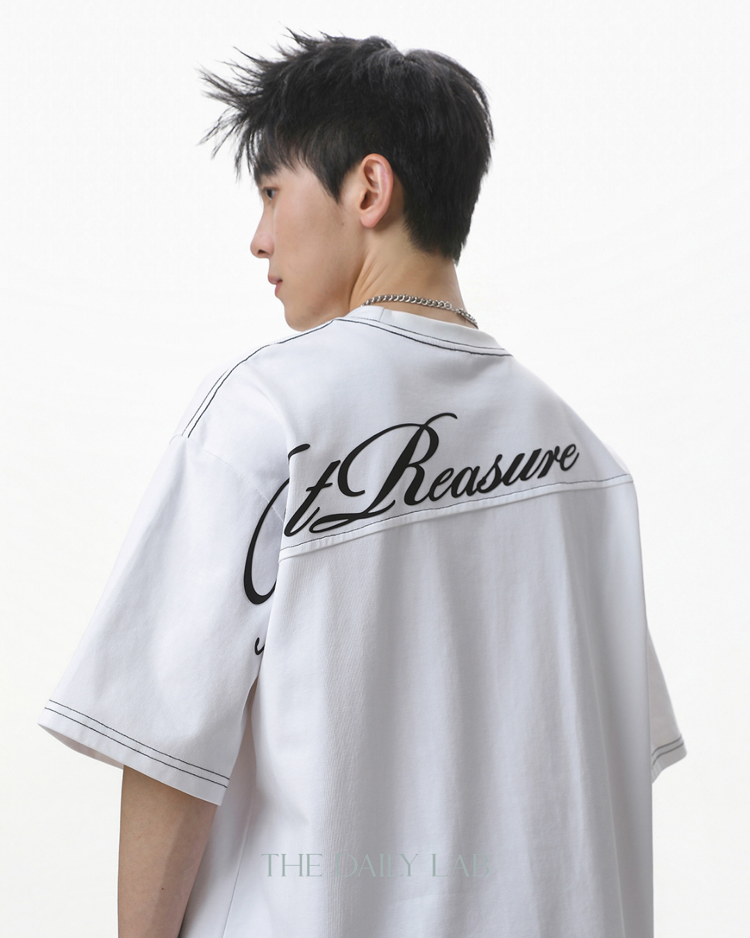 Panel Back Graphic T-Shirt in White