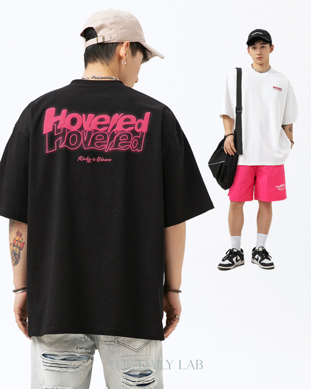 Hovered Tee in White