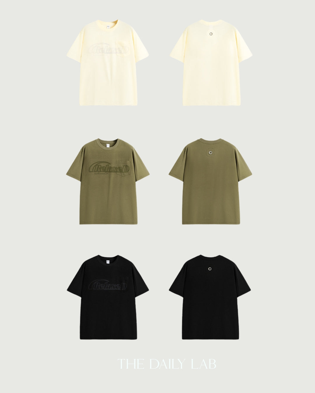 Relaxed Pocket Loose Tee in Green