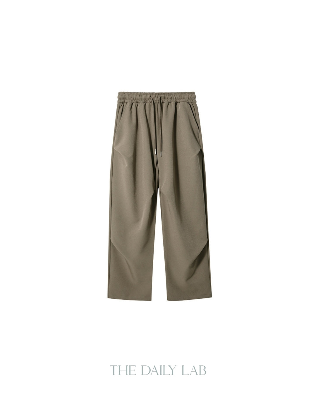 Pleated Loose Pants in Khaki