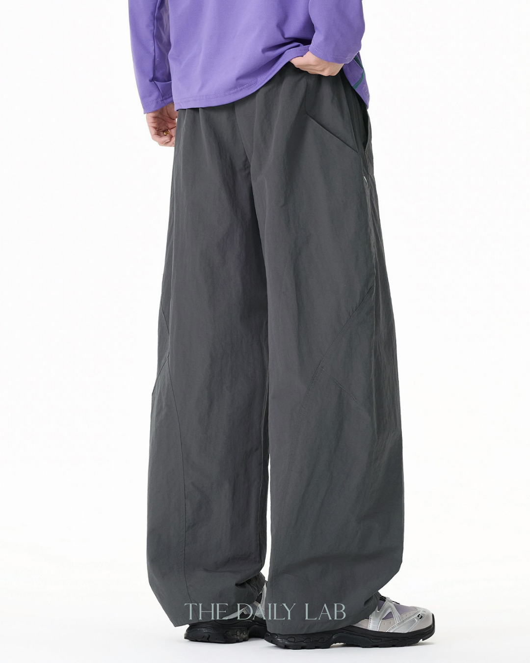 Japanese Functional Casual Cargo Pants in Grey