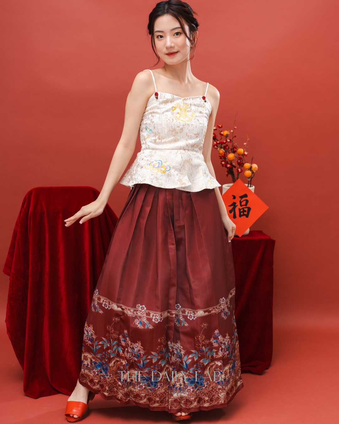 Pleated Mamian Dress