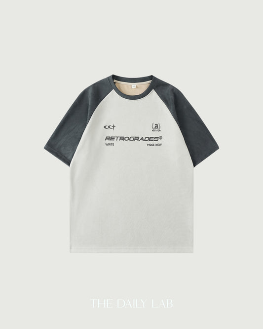 Retrogrades 220G Cotton Oversized Tee in Grey (Size XL)
