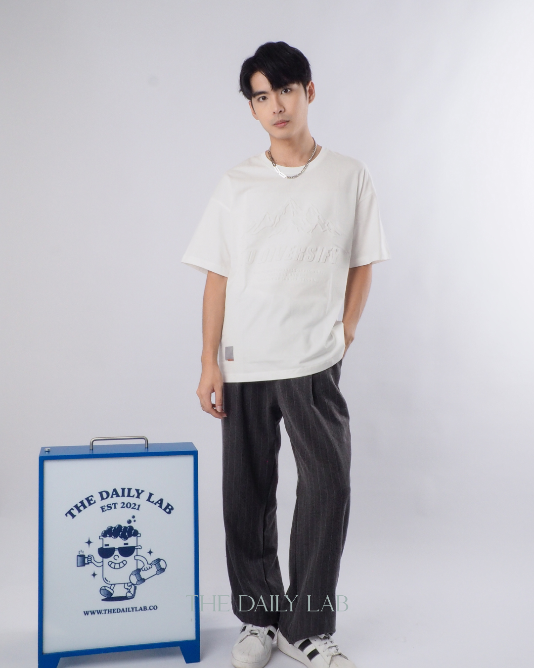 Heavyweight American Graphic T-Shirt in White
