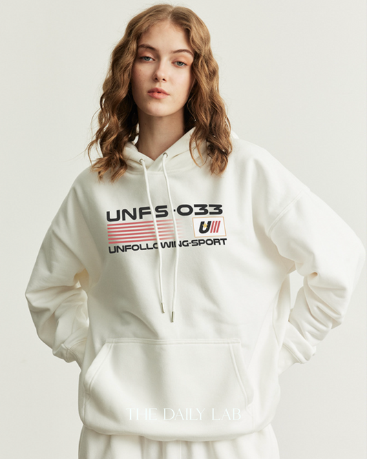 360G Retro Unfollowing Hoodie in White