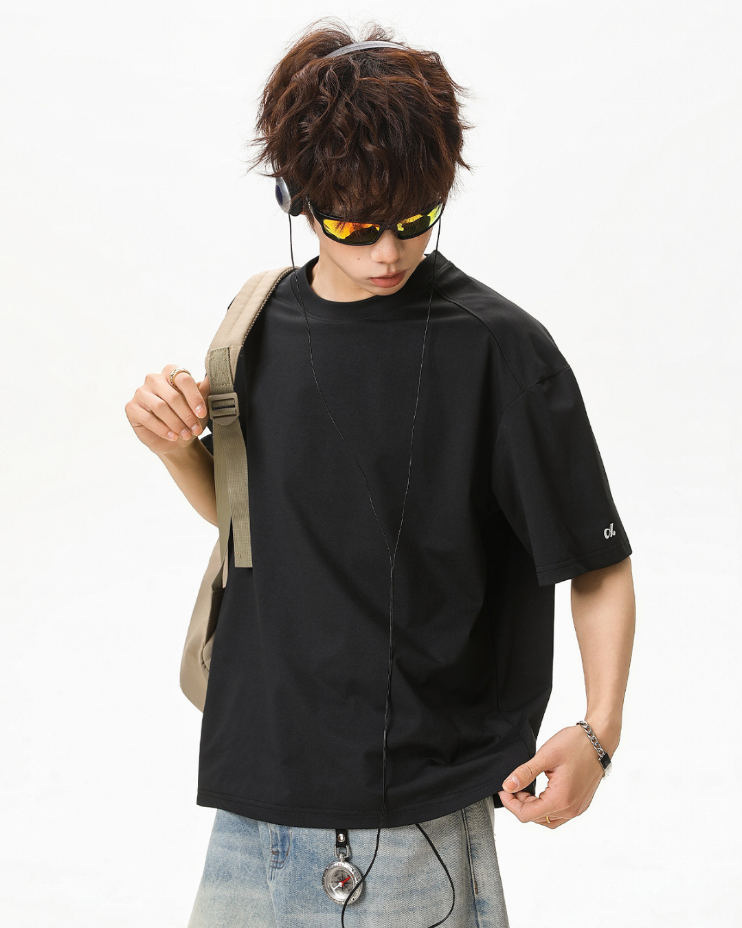 City Flow Tee in Black