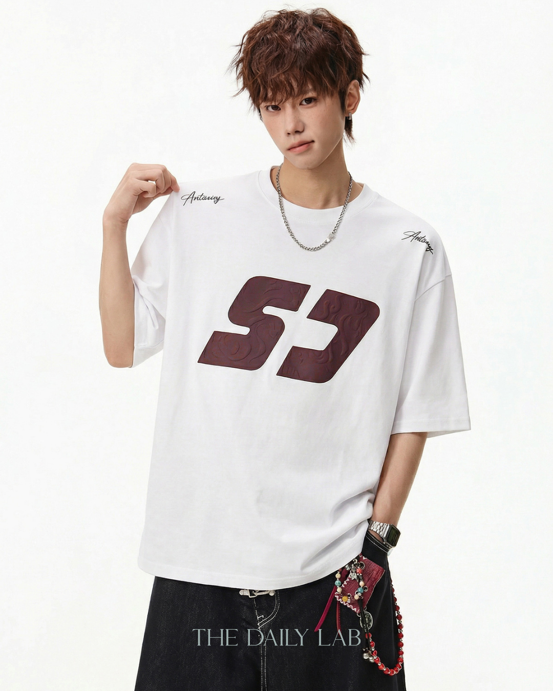 Urban Print Graphic Tee in White
