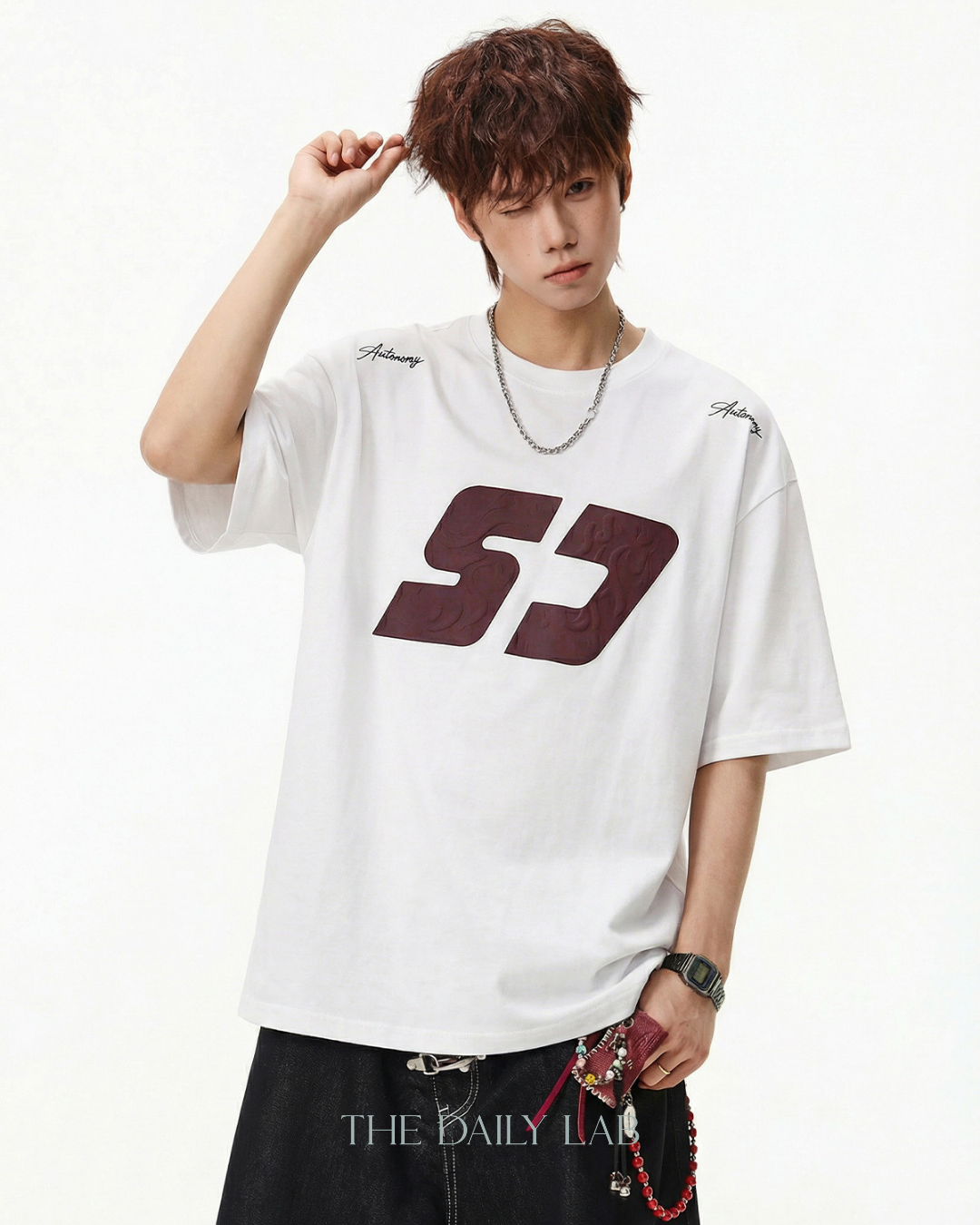 Urban Print Graphic Tee in White