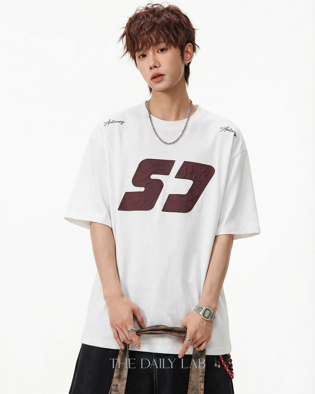 Urban Print Graphic Tee in White