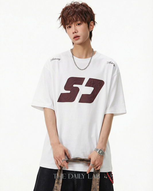 Urban Print Graphic Tee in White