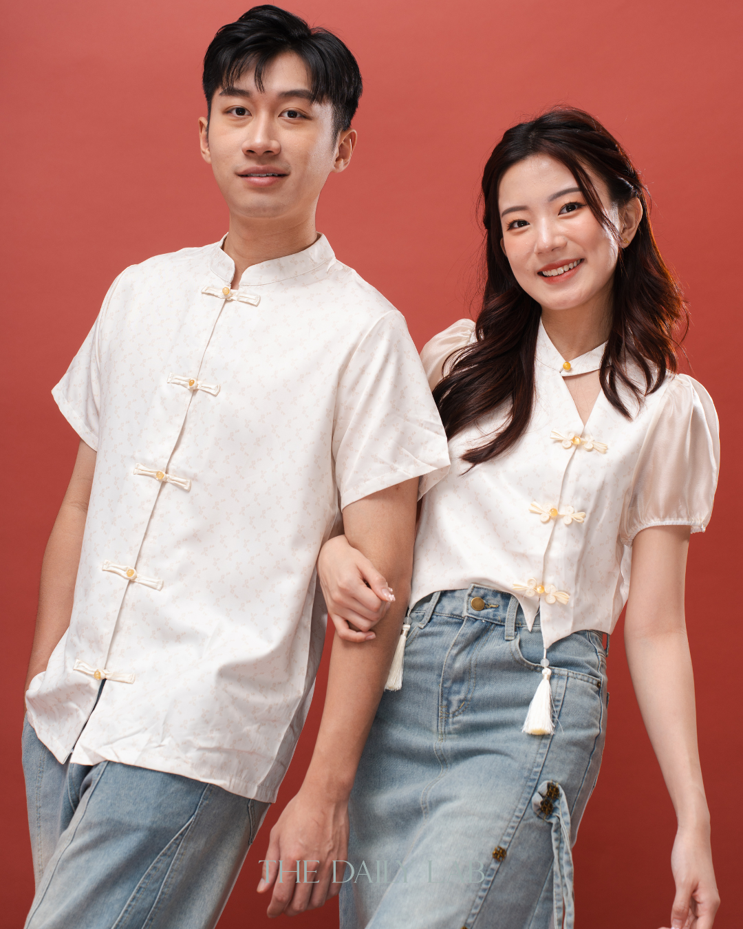 Vintage Puff Sleeve Qipao Top