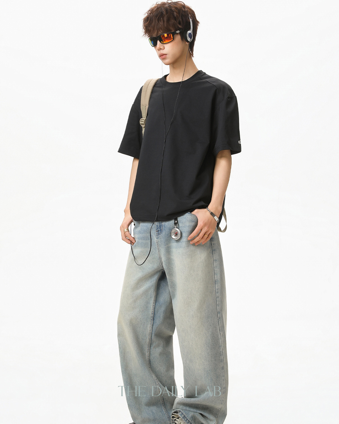 City Flow Tee in Black