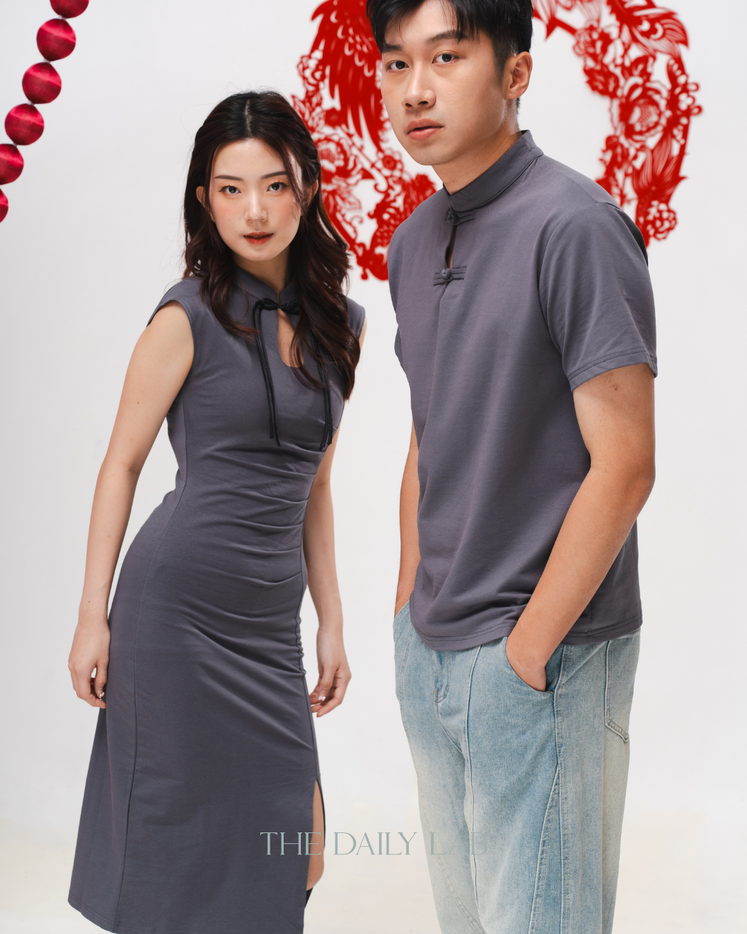 Lotus Charm Midi Dress