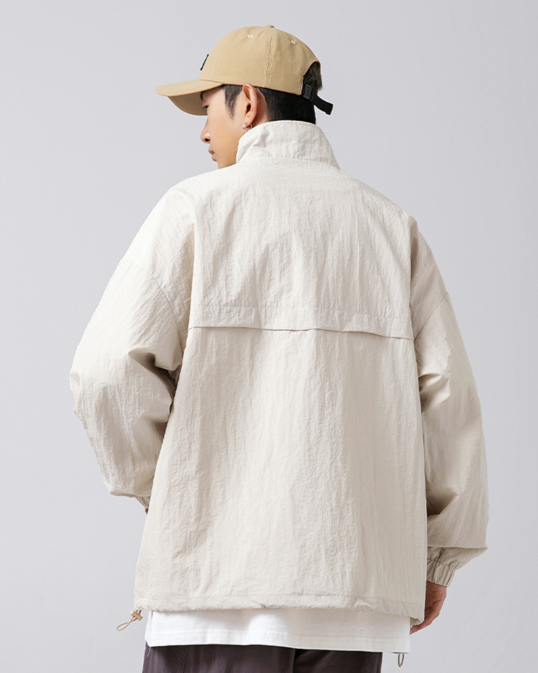 Taslon Outdoor Jacket in Beige