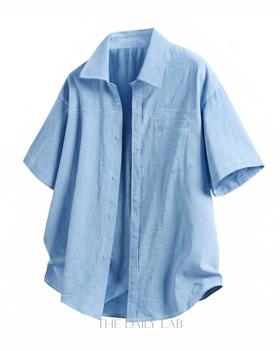 Heritage Stitch Shirt in Light Blue
