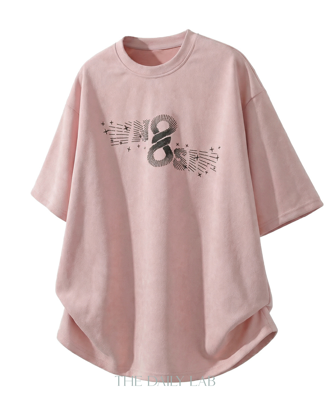 Infinity Motion Graphic Tee in Pink
