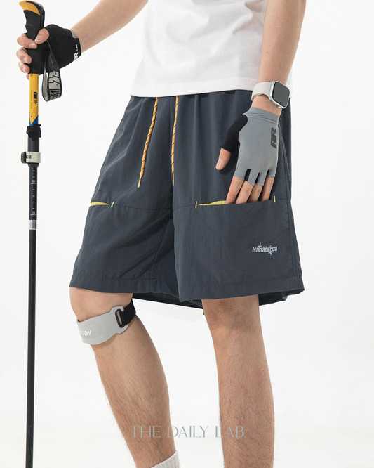 Ocean Signal Shorts in Deep Grey