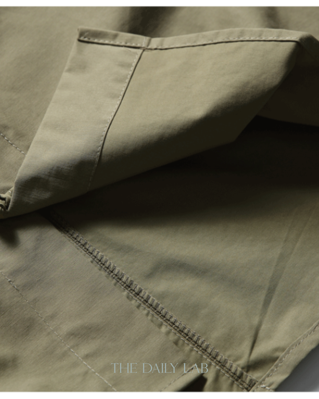 Vintage Mandarin Button Utility Shirt