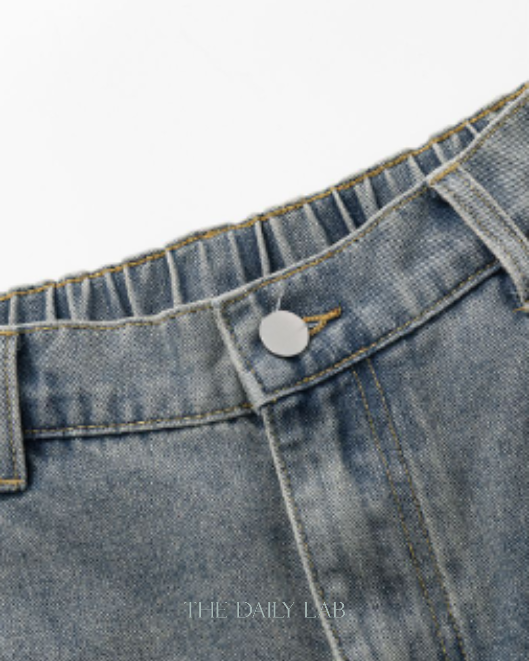 Coastal Fade Denim Shorts in Blue