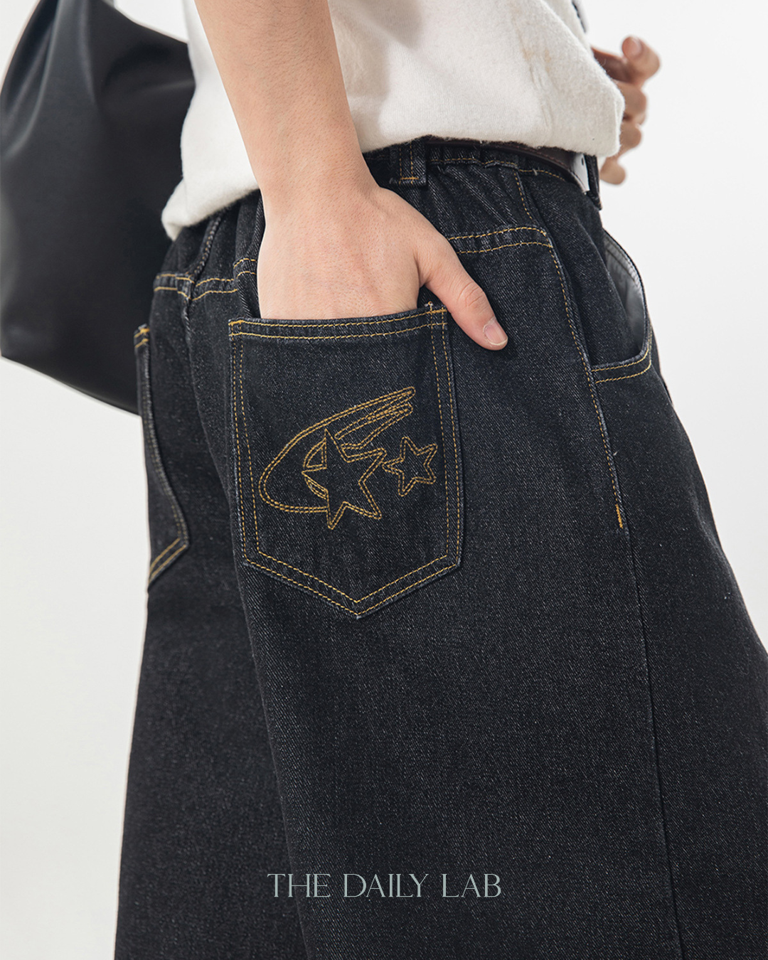 Vintage Star Baggy Denim Pants