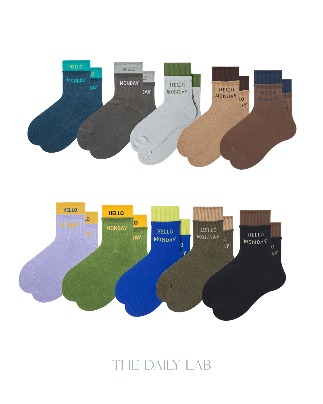Hello Monday Layer Quarter Socks (Pre-Order)