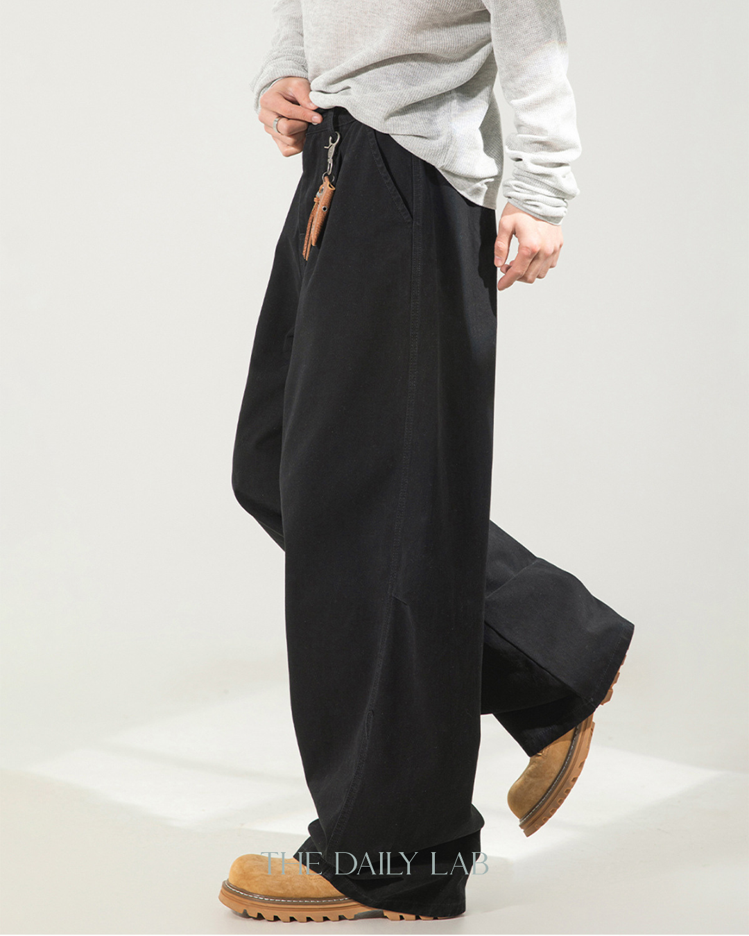 Heritage Utility Straight Pants in Black