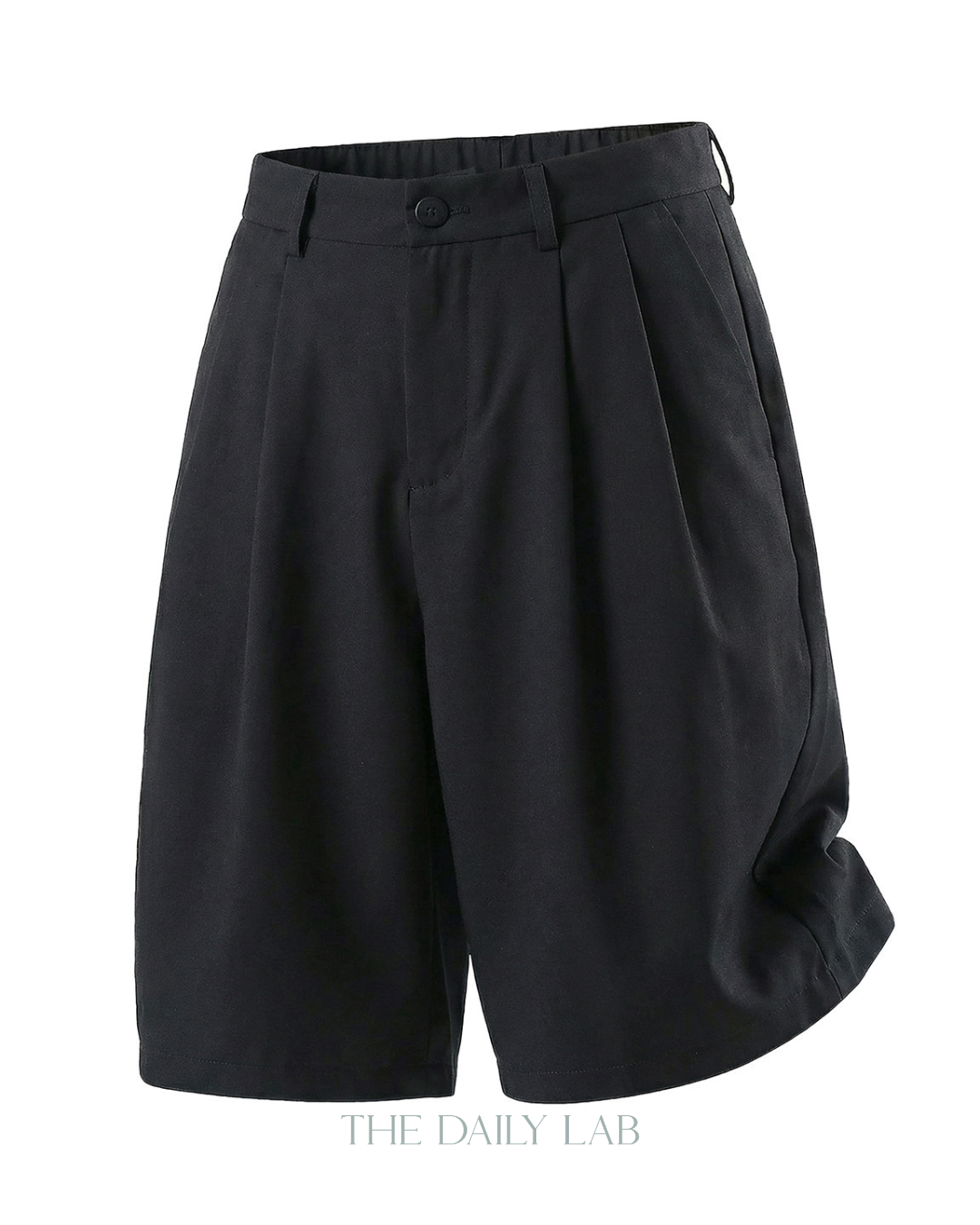 Balance Pleat Shorts in Black