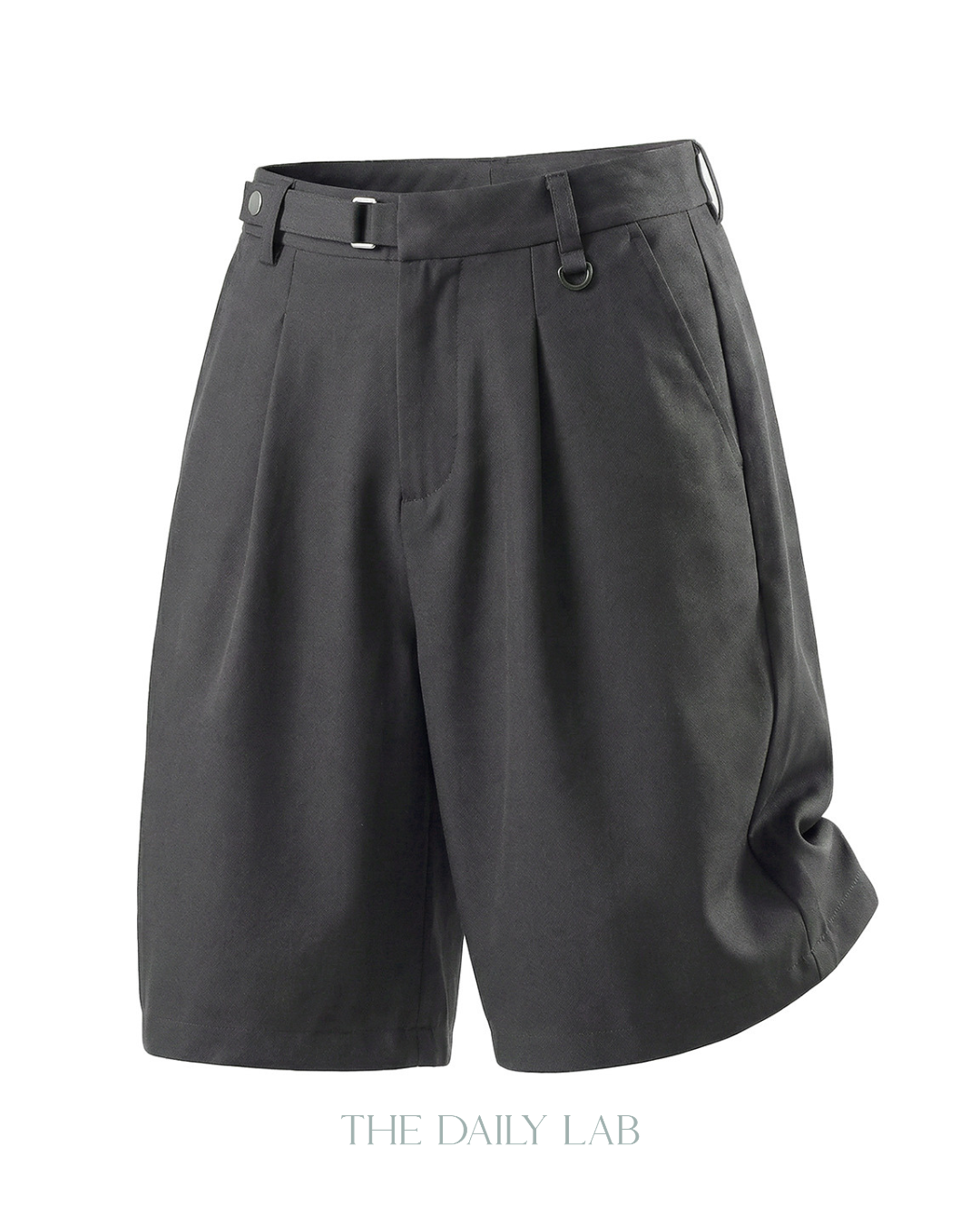 Drape Tailor Shorts in Grey
