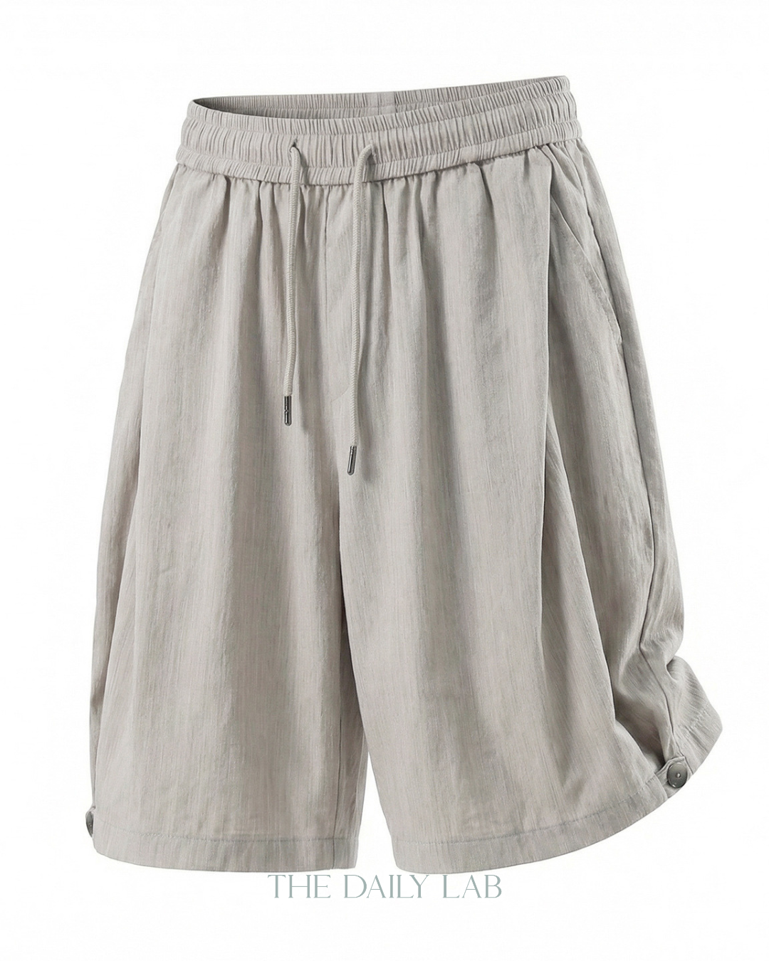 Studio Pleat Shorts in Beige