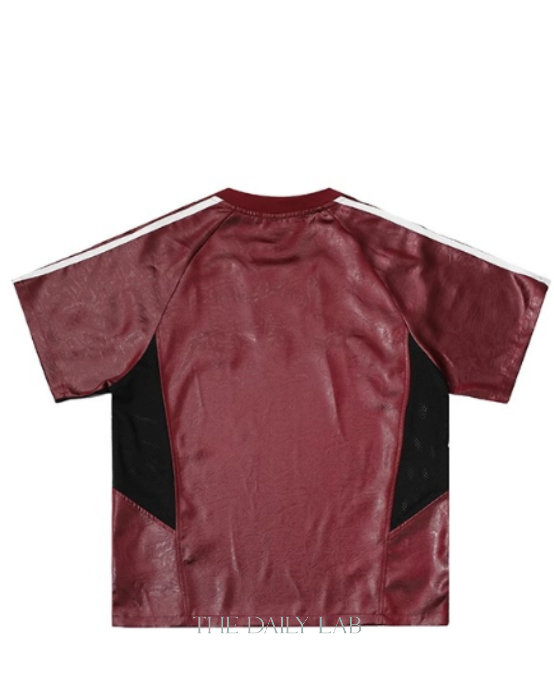 American Vintage Football Tee in Maroon
