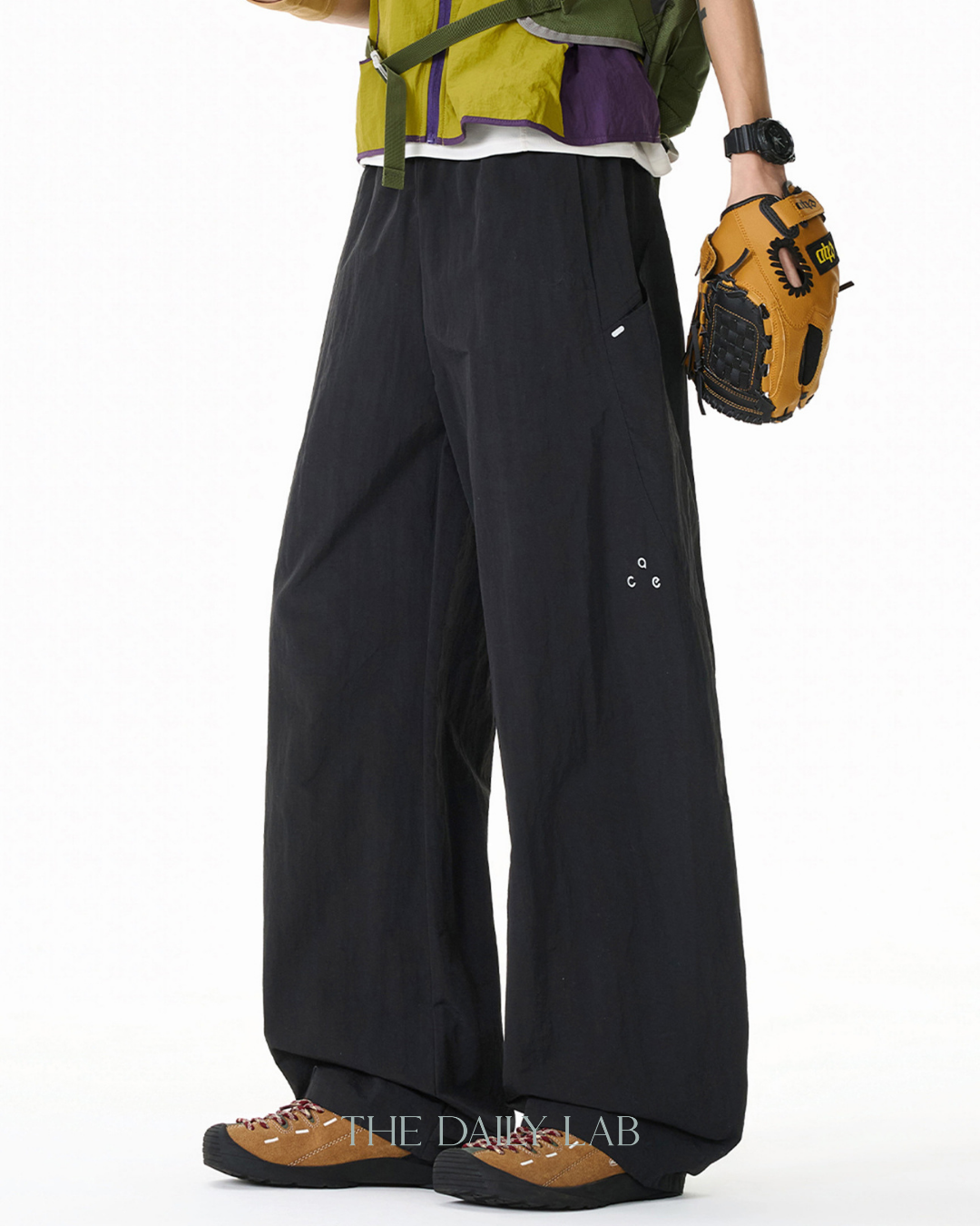 Japanese Functional Casual Cargo Pants in Black