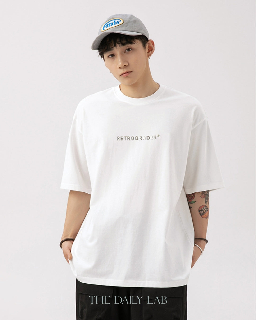 Retrogrades Quick Dry Tee in White