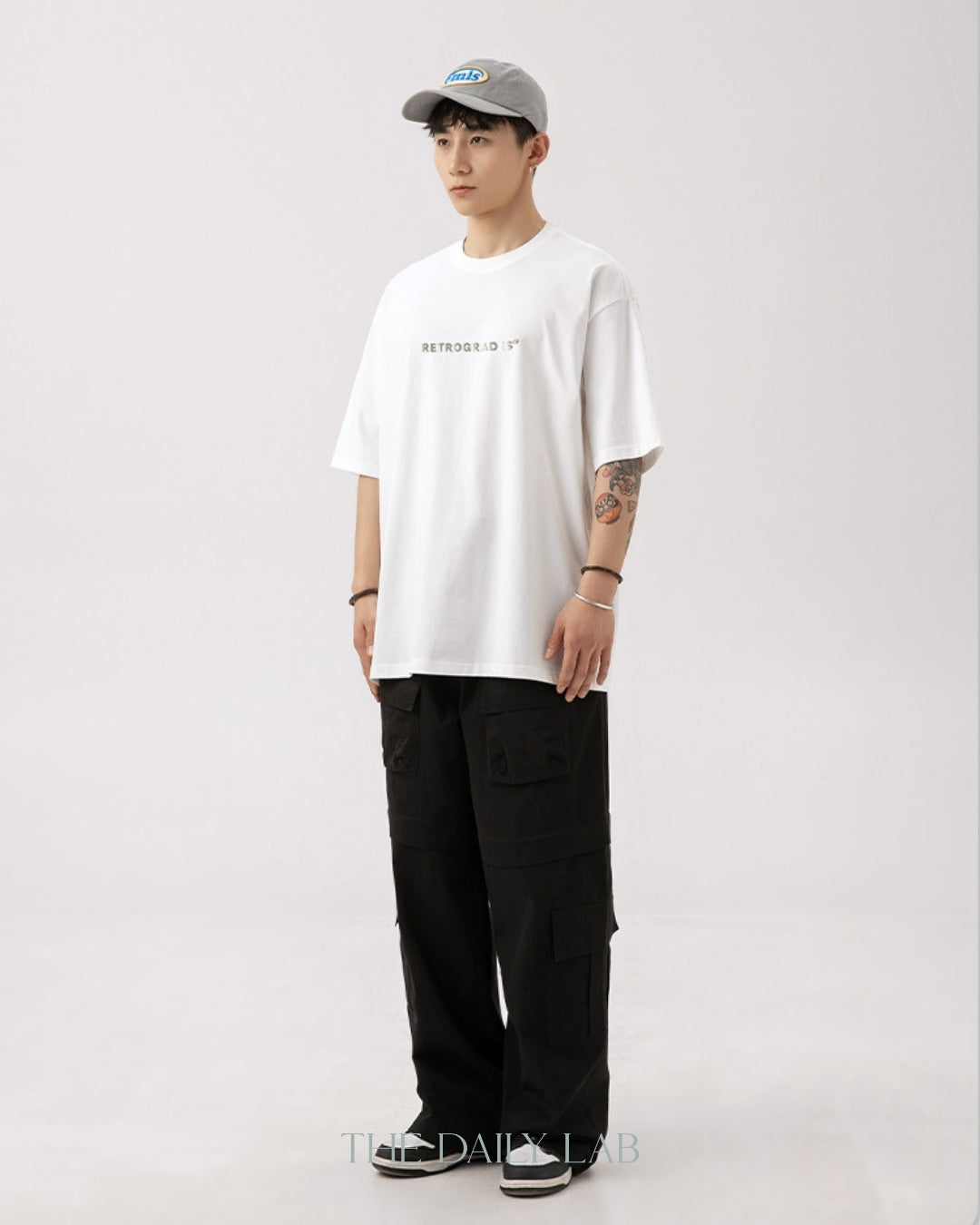 Retrogrades Quick Dry Tee in White