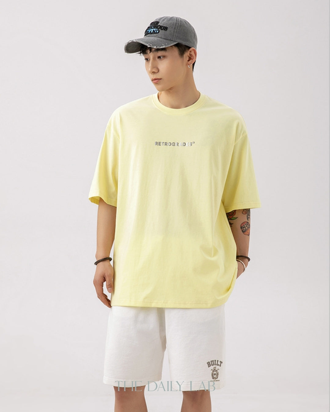 Retrogrades Quick Dry Tee in Yellow