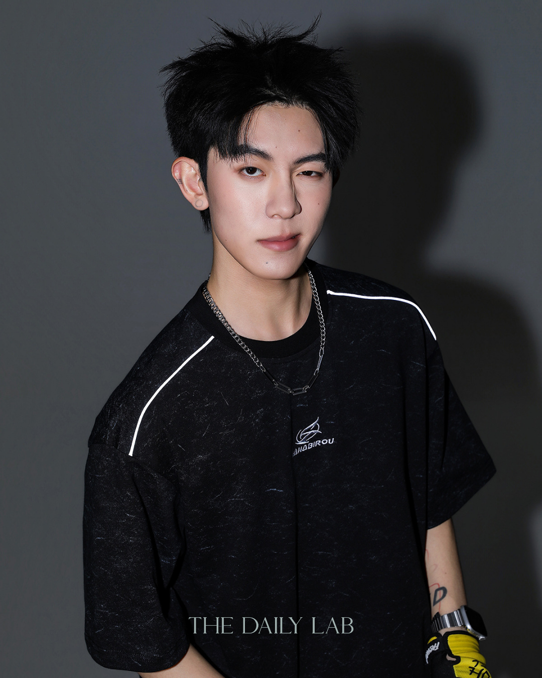 Vintage Fade Tee in Black