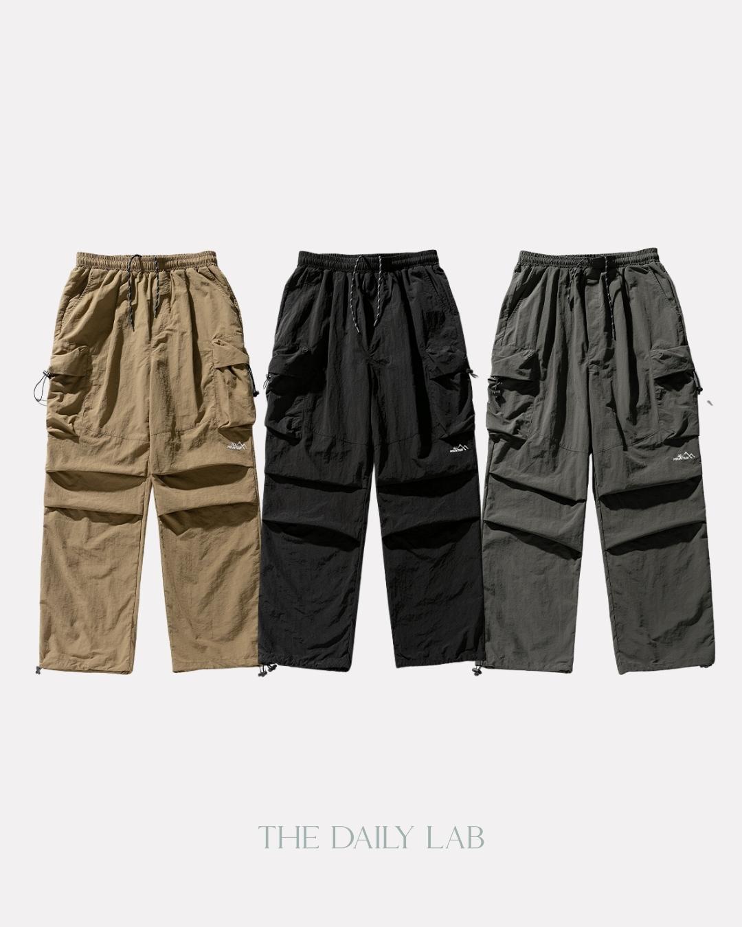 All Mountain Pocketed Cargo Trousers in Khaki