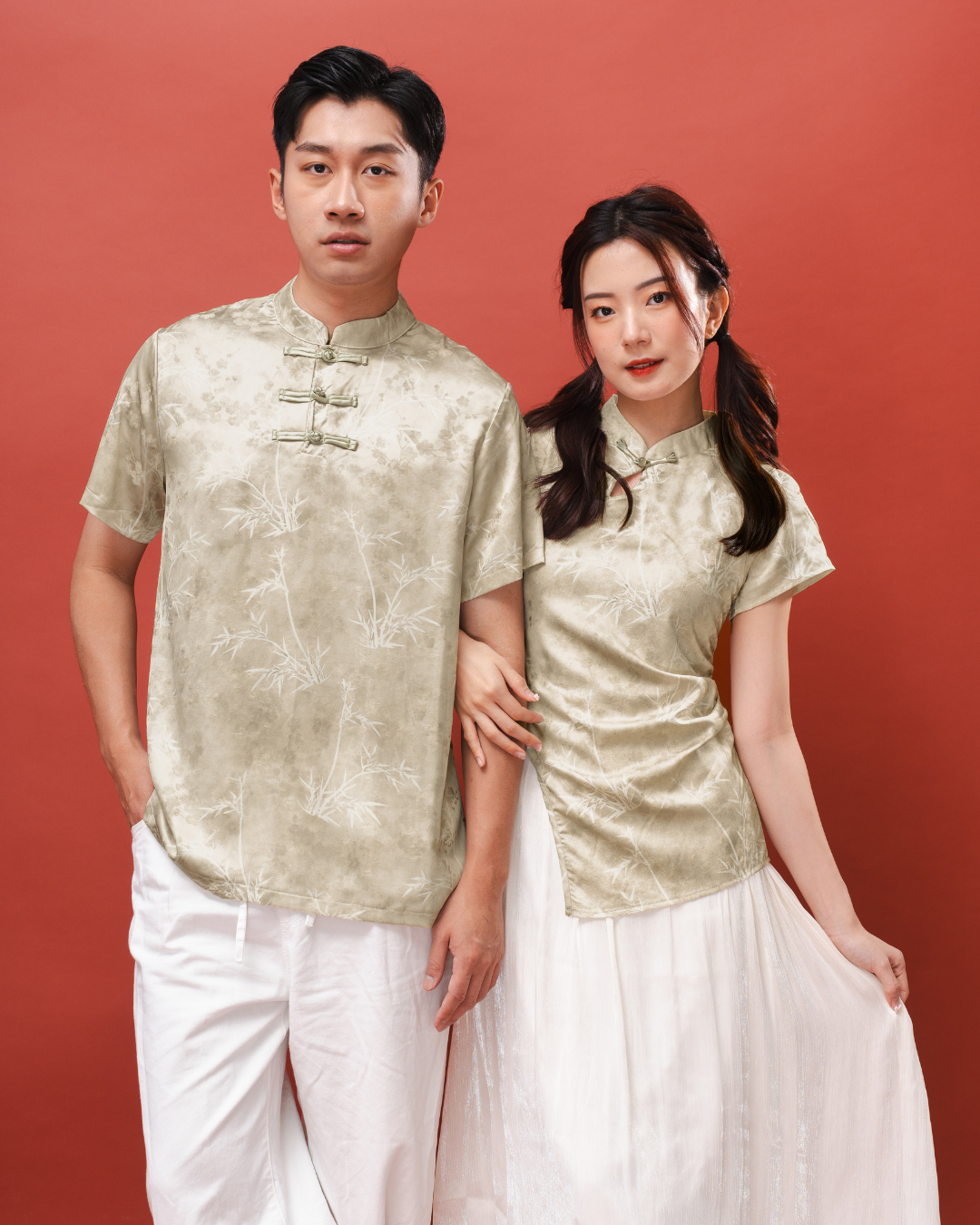 Mint Blossom Qipao Dress