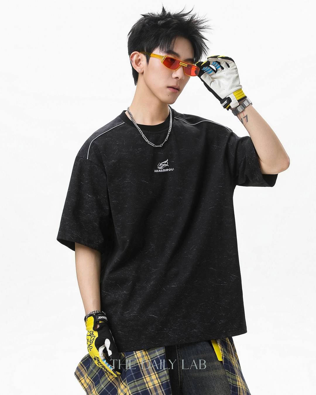 Vintage Fade Tee in Black
