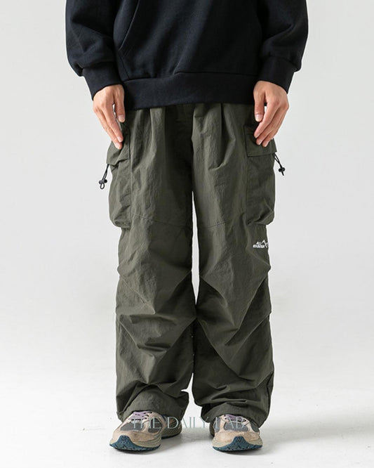 All Mountain Pocketed Cargo Trousers in Green